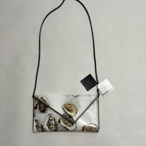 Kent Stetson Handbags - NWT & dust-bag KENT STETSON Oyster clutch/purse